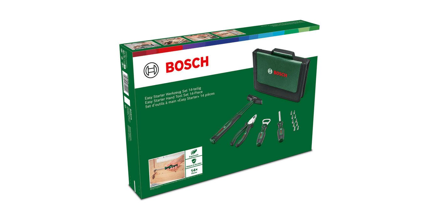 Bosch DIY | Easy Starter Hand Tool Set 14Pc (V2)