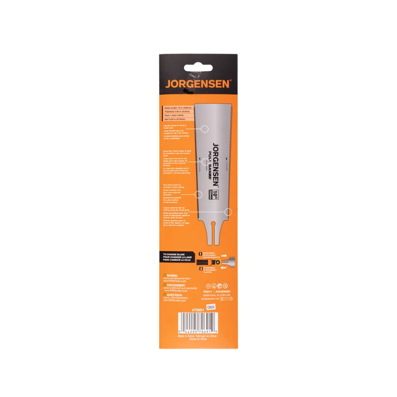 Pony | Repl. Blades for Pony Ac70690 Pull Saw 250mm 17Tpi + 6-8Tpi-Toolcraft