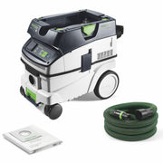 Festool | CTL 26 EI CLEANTEC Mobile Dust Extractor 26 litre + R1500 Cashback (Cashback will be received when registering tool for warranty, Ts&Cs in description below)-Toolcraft