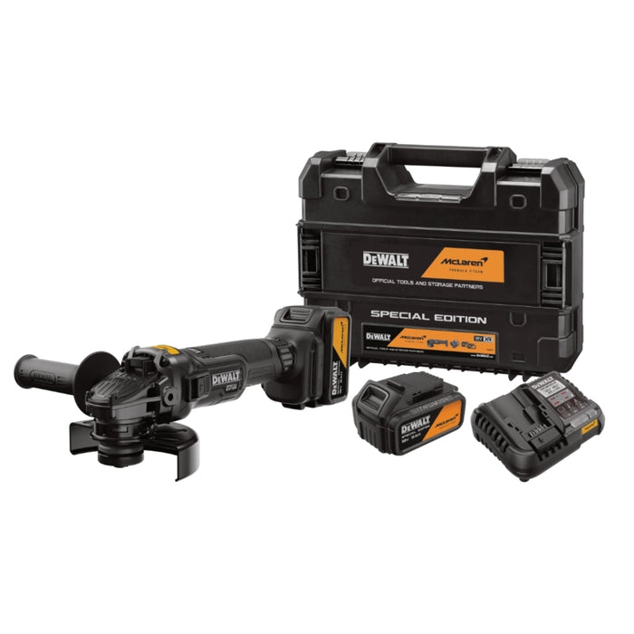 Dewalt McLaren 18V XR  Grinder - 2x 5Ah Batteries and Charger