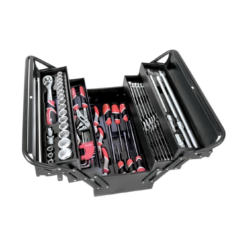 YATO | Tool Box Cantilever W/Tools 64Pc-Toolcraft