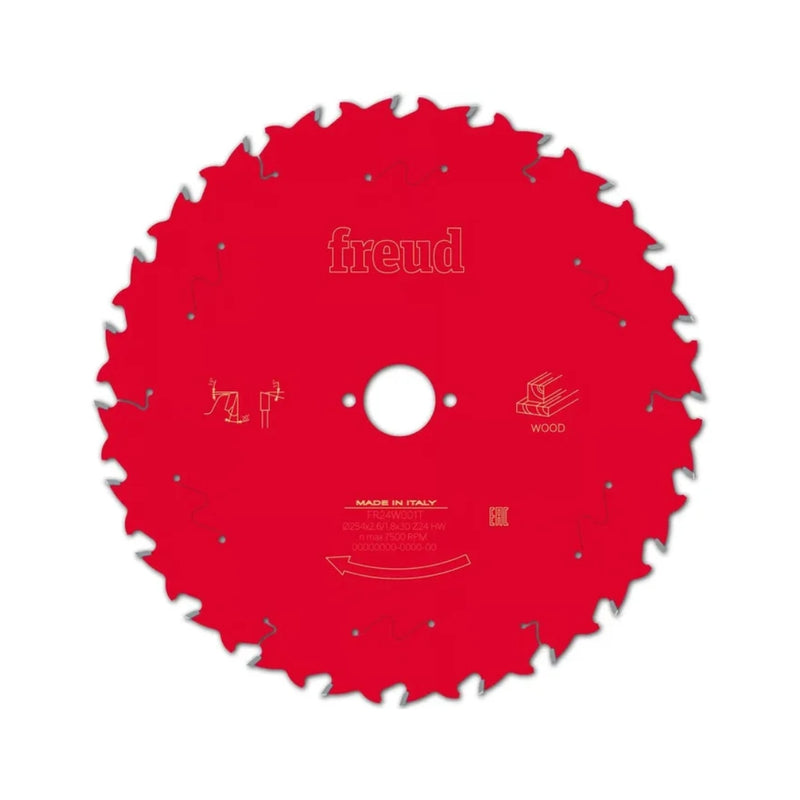 FREUD SAW BLADE 254 X 2.5 X 30 X Z24-Toolcraft