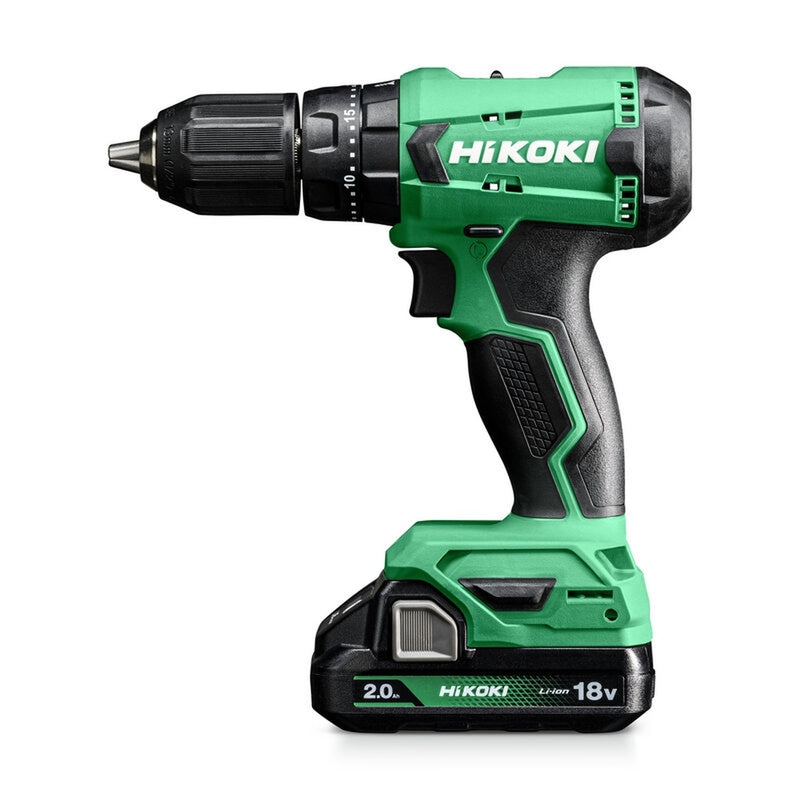 Hikoki | Cordless Hammer Drill 2x 2Ah Batteries & Charger DV18DAWCZ-Toolcraft