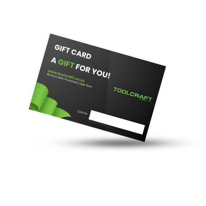 Toolcraft | Gift Card / Voucher - Choose Your Value From R100