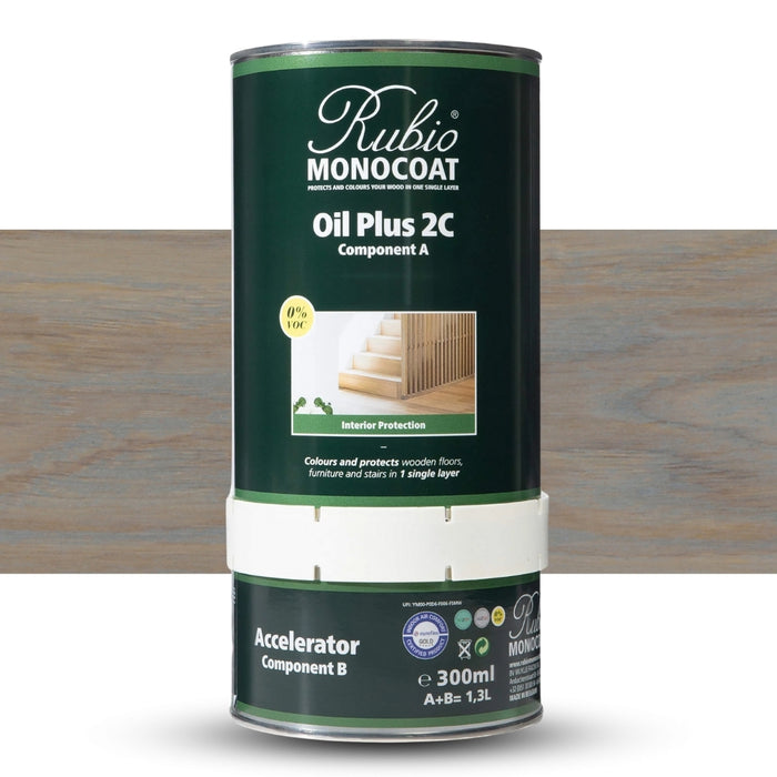 Rubio Monocoat |  Oil Plus 2C Gold Label - Gris Belge 1.3L