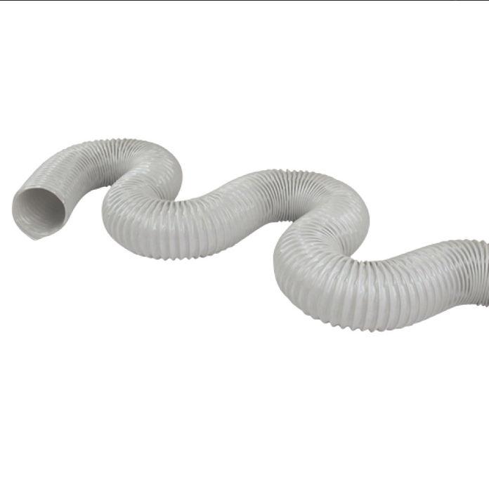 Toolcraft | Dust Hose Flexible PVC Grey 4" (100mm) X 3m