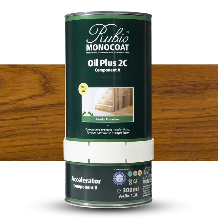 Rubio Monocoat |  Oil Plus 2C Gold Label - Ice Brown 1.3L