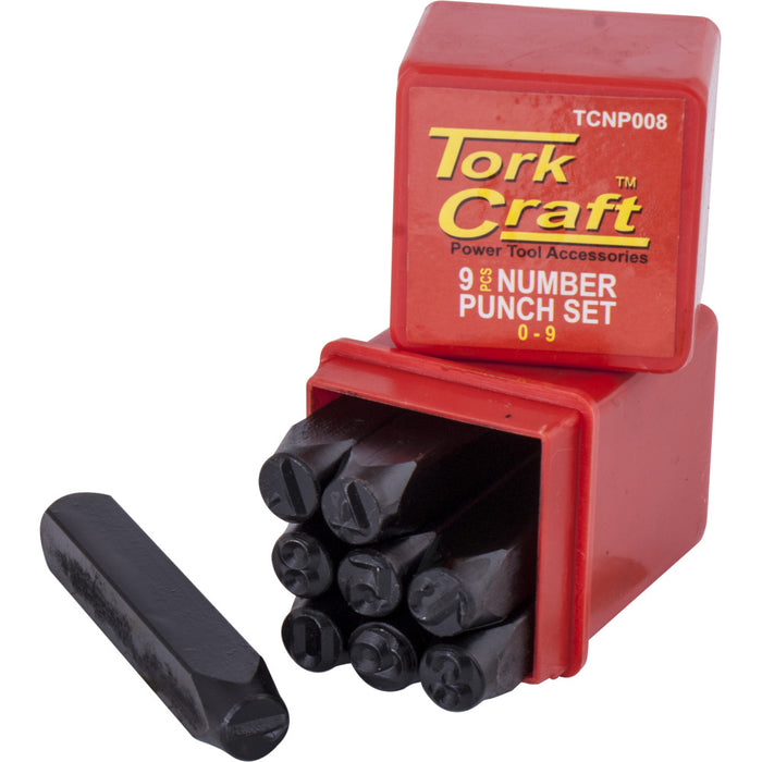 Tork Craft | Number Punch Set 8mm (0-9)