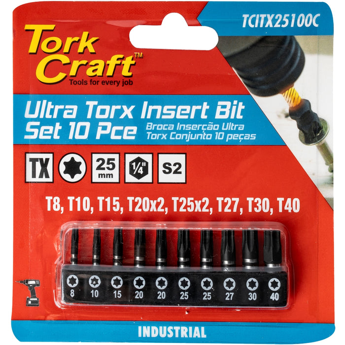 Tork Craft | Bit Set Impact Torx 10Pc