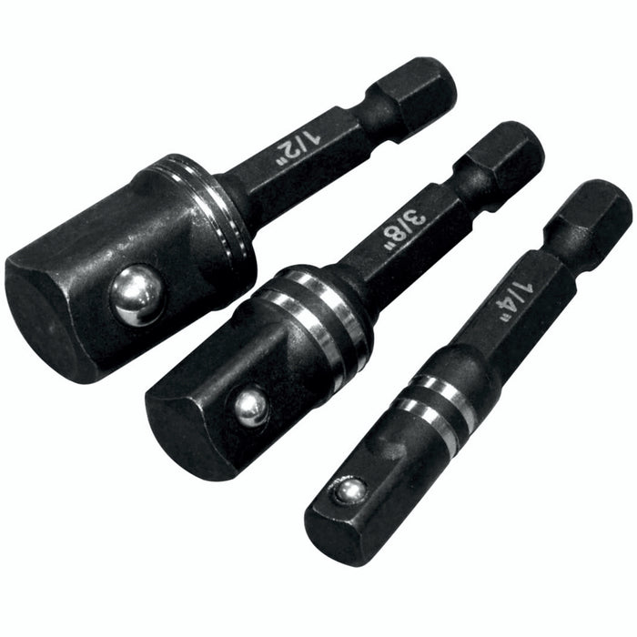 Tork Craft | Socket Adaptor Impact 3Pc Set 1/4" 3/8" 1/2"