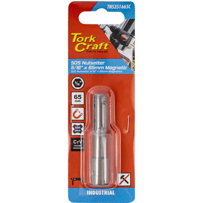 Tork Craft | Nut Setter SDS 5/16" X 65mm Magnetic