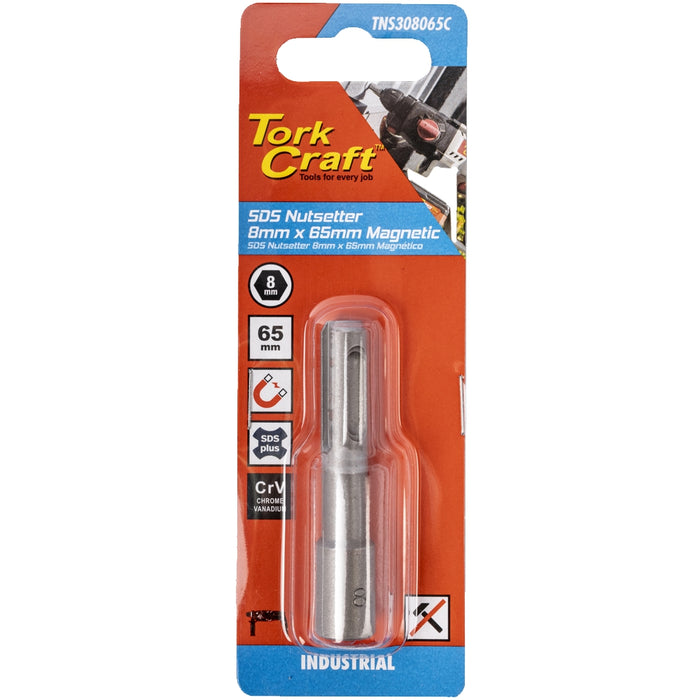 Tork Craft | Nut Setter SDS 8 X 65mm Magnetic