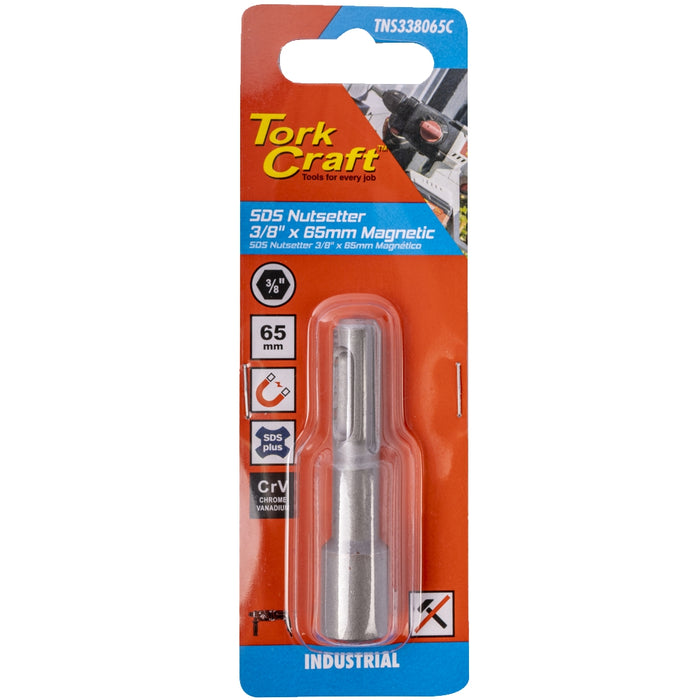 Tork Craft | Nut Setter SDS 3/8" X 65mm Magnetic