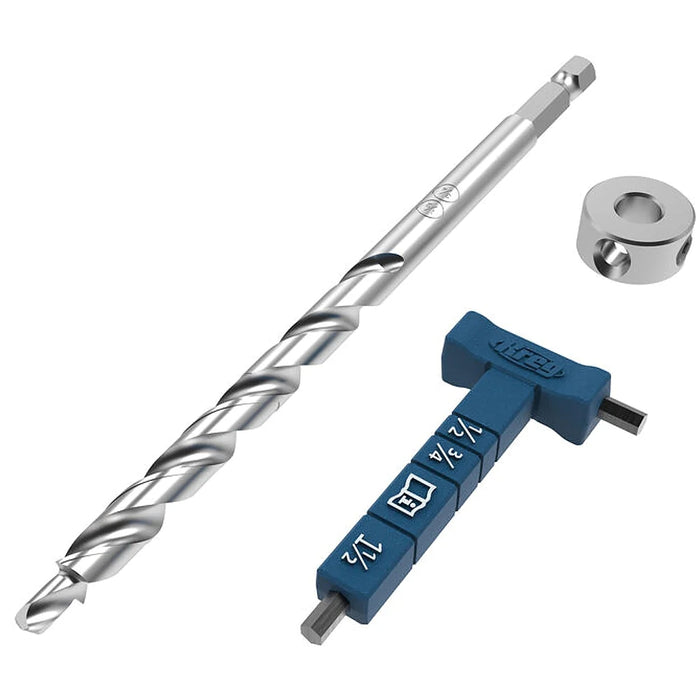 Kreg | Easy-Set Micro-Pocket Drill Bit with Stop Collar & Gauge/Hex Wrench