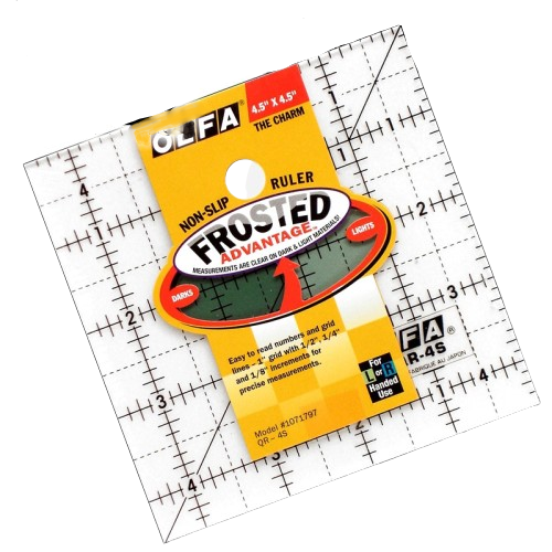 Olfa | Quilt Ruler 4" X 4" Square with Grid