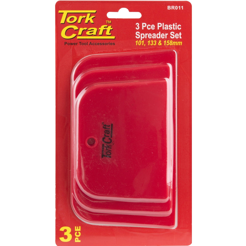Tork Craft | 3Pc Plastic Spreader Set 100, 133, 158mm-Toolcraft