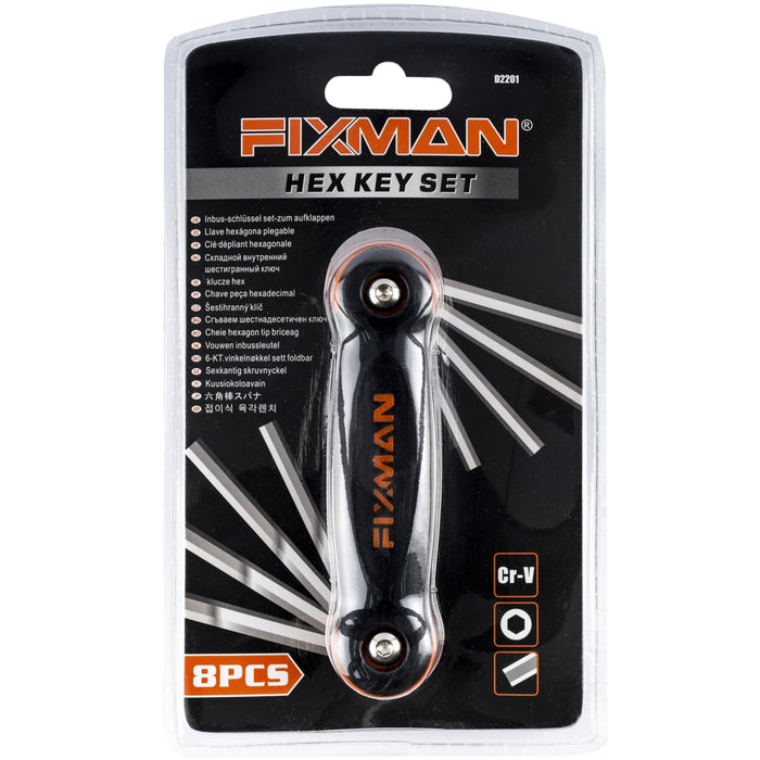 Fixman | Hex Key Folding H1.5-6mm