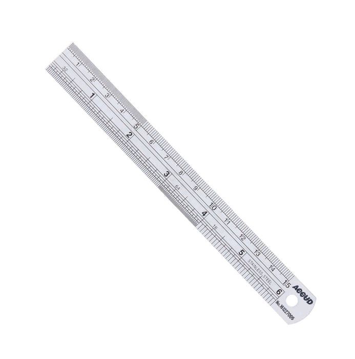 Accud | S/Steel Ruler 18mm X 1.0mm X 150mm