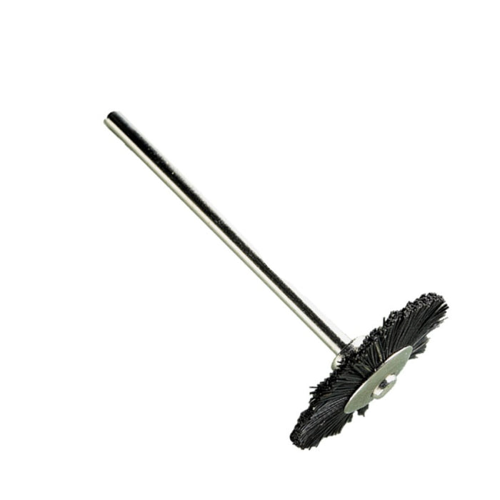 PG mini Professional | Black Bristle Wheel Brush 21mm. Sh.2.35mm
