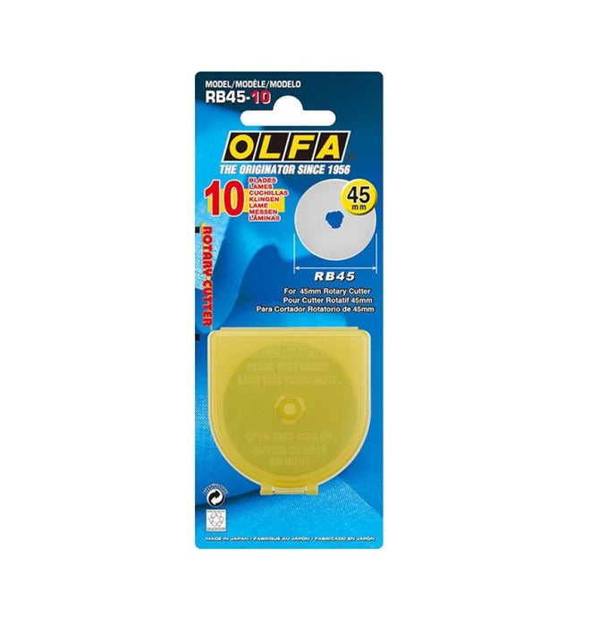 Olfa | Blades Rotary RB45-10 10Pk 45mm