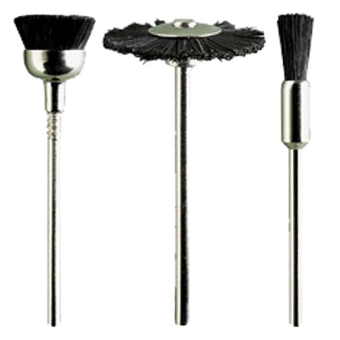 PG mini Professional | Assorted Black Bristle Brushes 3Pc