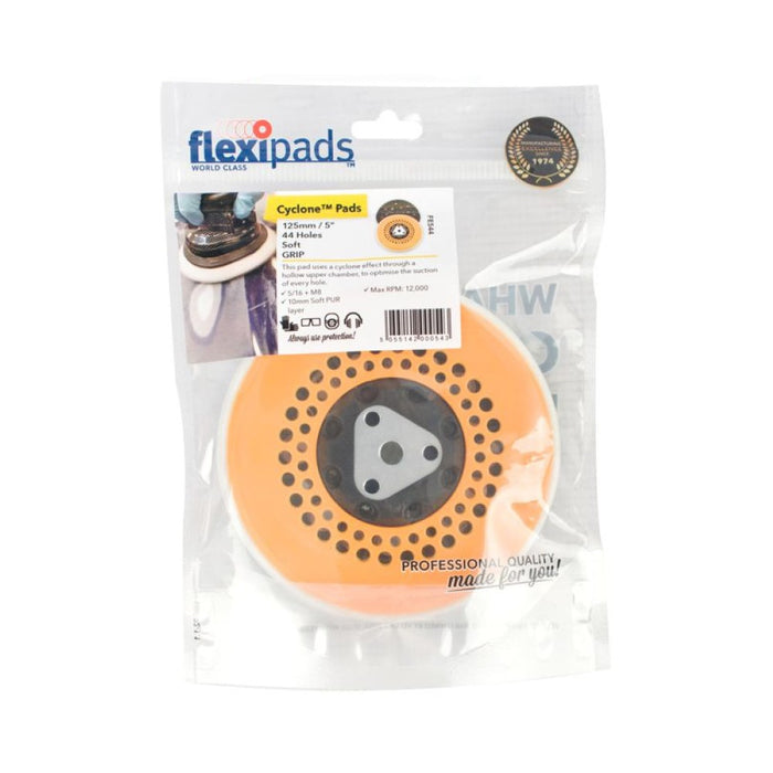 Flexipads | Backing Pad 125mm 5" Festool DA Cyclone 44H Soft Grip