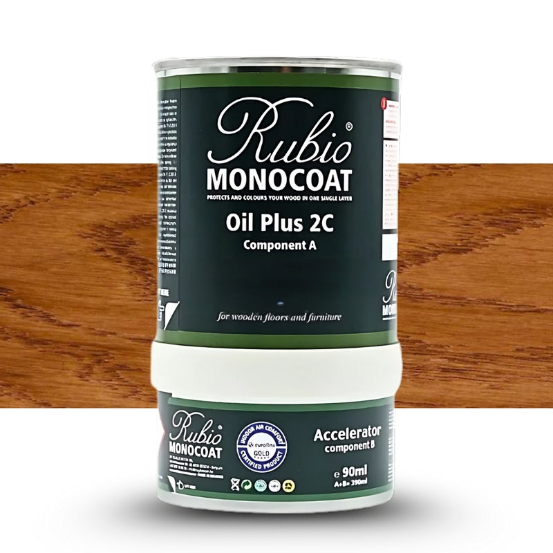 Rubio Monocoat | Oil Plus 2C Gold Label Mahogany 390ml-Toolcraft