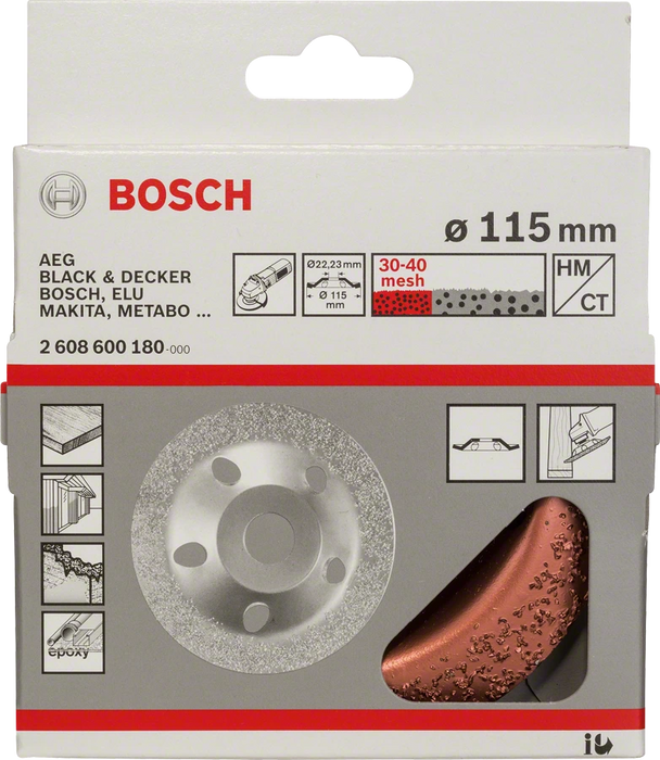 Bosch Professional | Cup Wheel Slanted Fine 115mm