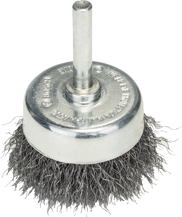 Bosch Professional | Cup Brush 6mm Shank 50mm Crimped Steel