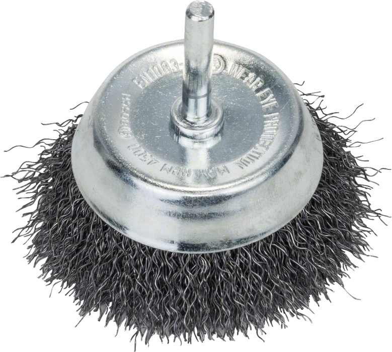 Bosch Professional | Cup Brush 6mm Shank 70mm Crimped Steel