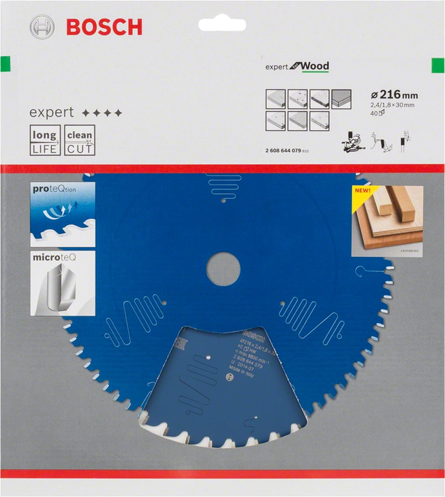 Bosch | Circular Saw Blade EX WO B 216X30mm-40T