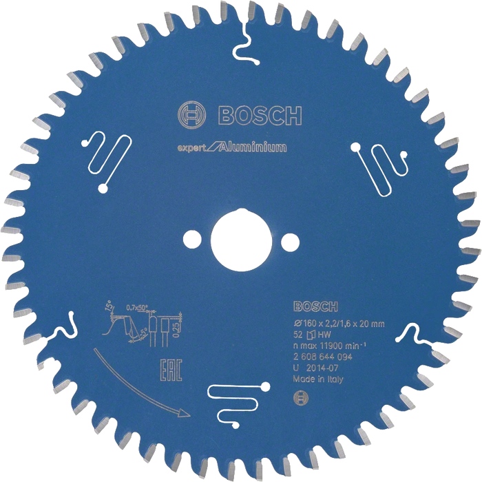 Bosch | Circular Saw Blade EX Al H 160X20mm-52T