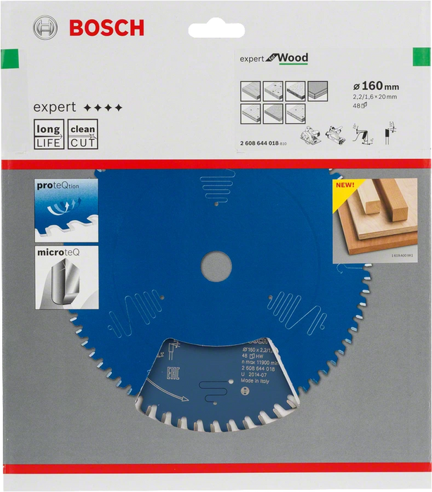 Bosch | Circular Saw Blade EX WO H 160X20mm-48T