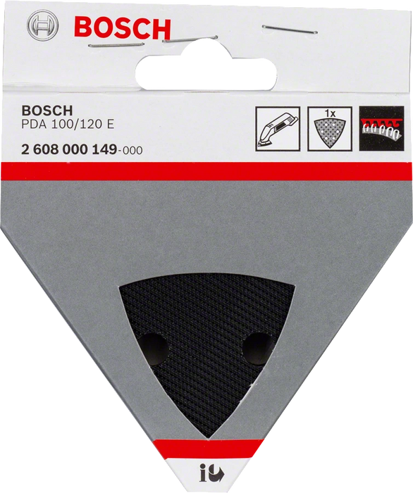 Bosch Professional | Sanding Pad Replacement 93mm for PDA 100 & PDA 120 E