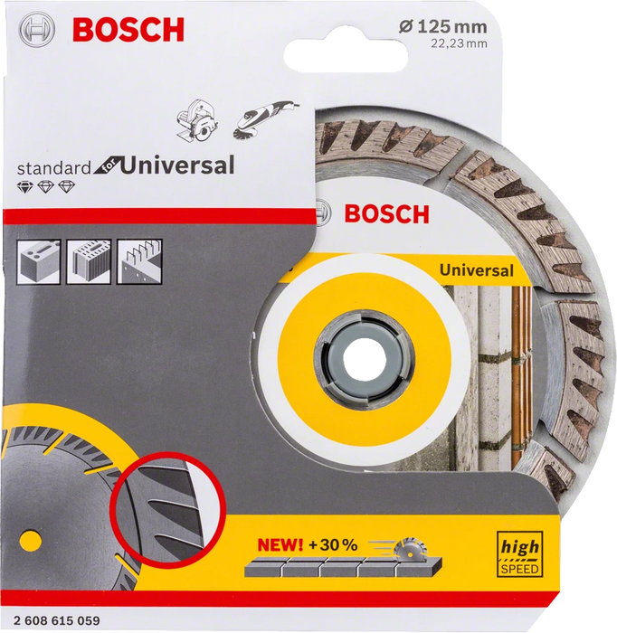 Bosch Professional | Disc Std for Univ. 125X22,23X2,0mm Segmented
