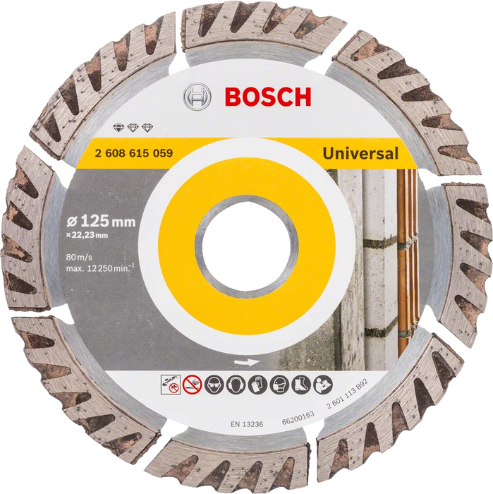 Bosch Professional | Disc Std for Univ. 125X22,23X2,0mm Segmented