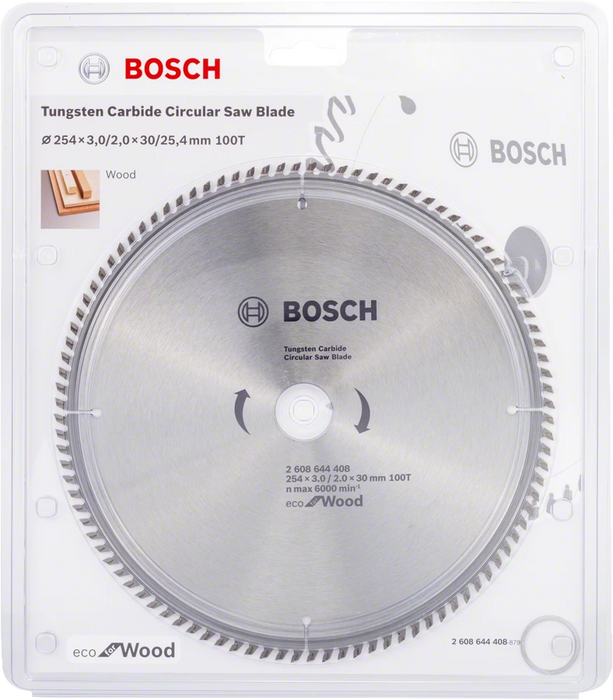 Bosch | Circular Saw Blade EC WO B 254X30mm-100T
