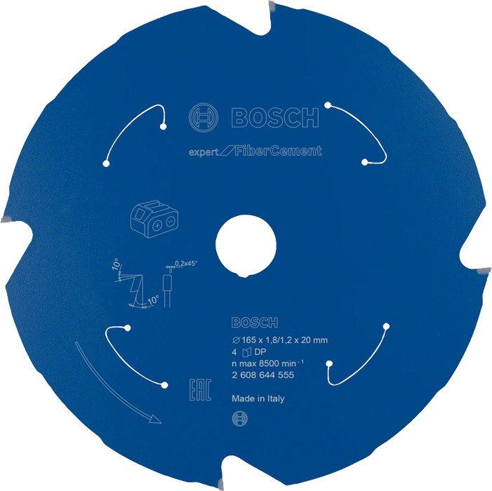 Bosch | Circular Saw Blade EX FC H 165X1.8/1.2X20mm 4T