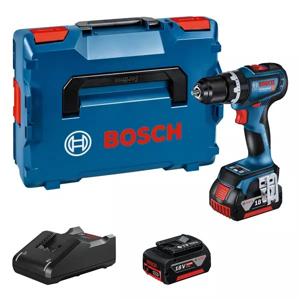 Bosch Professional | Cordless Drill GSB 18V-90 C + 2 x 5.0Ah Batt & Charger