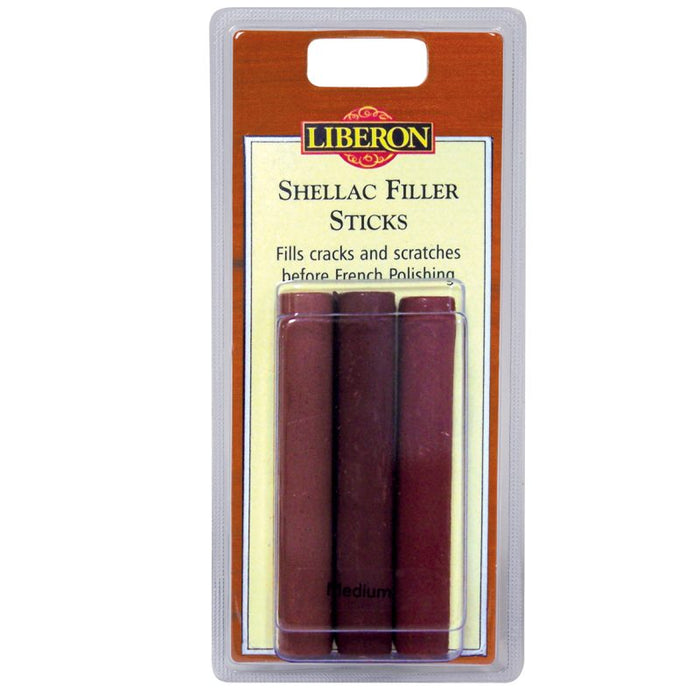 Liberon | Shellac Filler Sticks Dark 3Pk