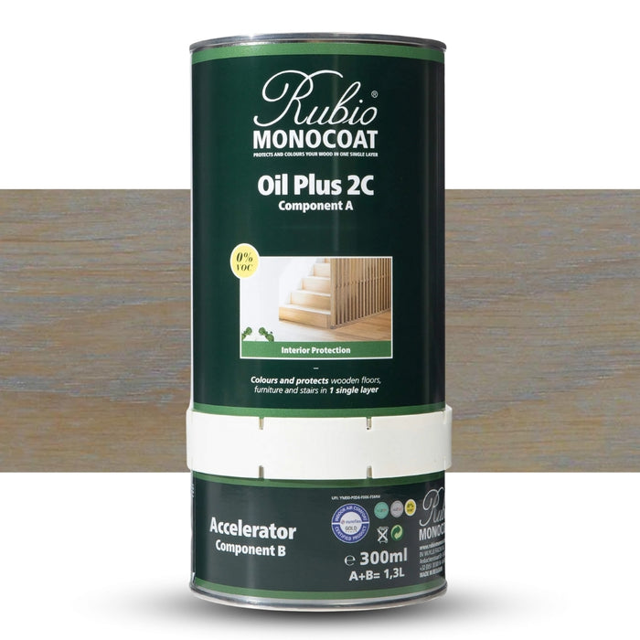 Rubio Monocoat |  Oil Plus 2C Gold Label - Silver Grey 1.3L