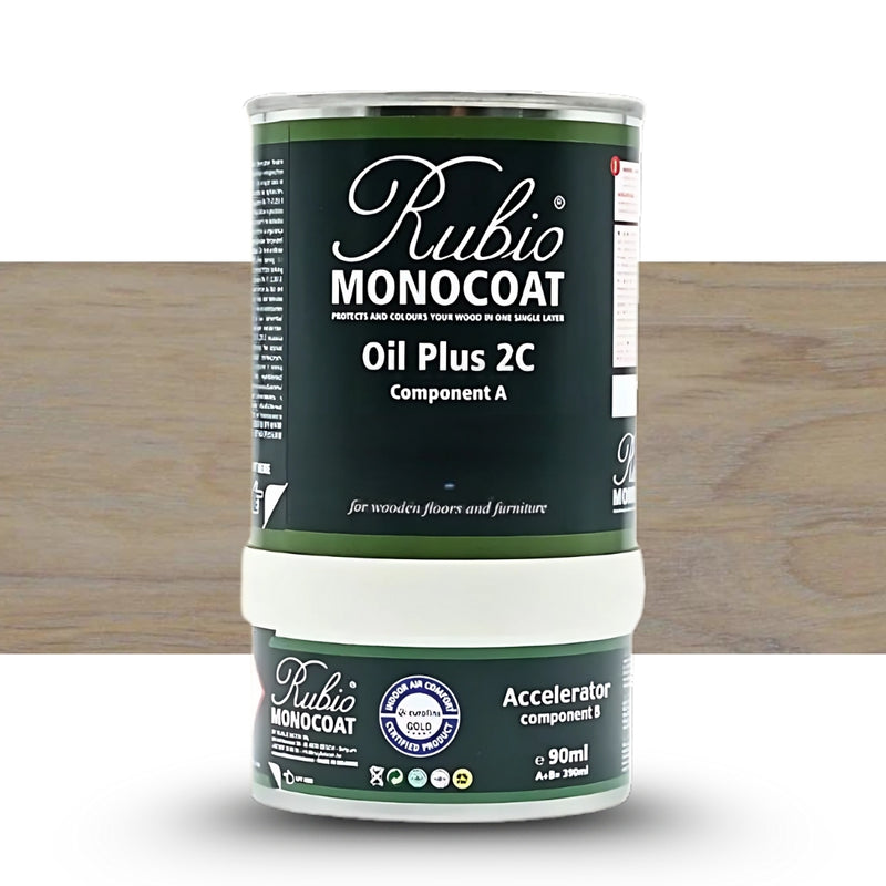 Rubio Monocoat | Oil Plus 2C Gold Label Sky Grey 390ml-Toolcraft