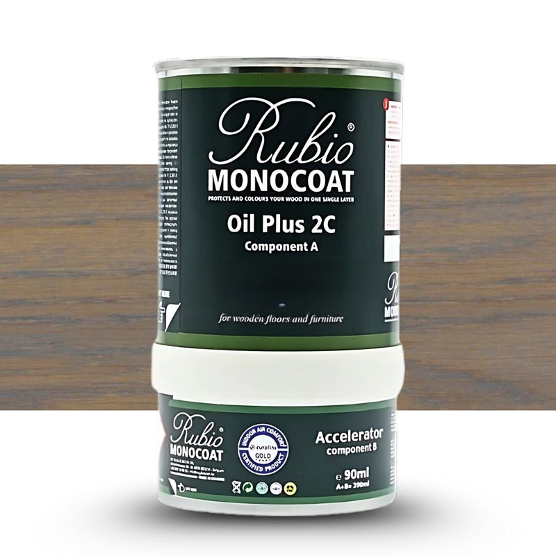 Rubio Monocoat | Oil Plus 2C Gold Label Slate Grey 390ml-Toolcraft