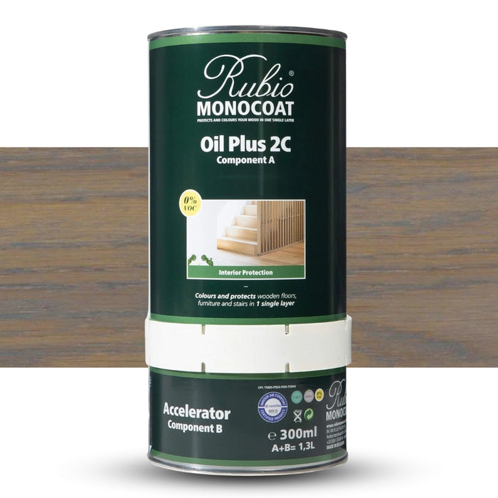 Rubio Monocoat |  Oil Plus 2C Gold Label - Slate Grey 1.3L