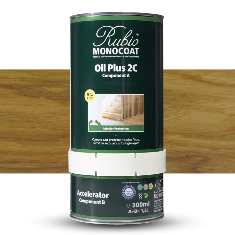 Rubio Monocoat | Oil Plus 2C Gold Label - Smoked Oak 1.3L-Toolcraft