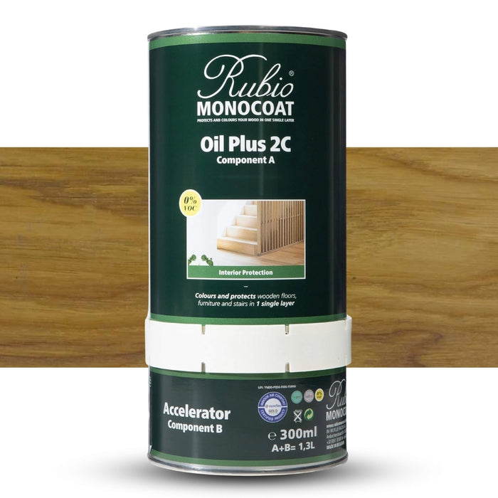 Rubio Monocoat |  Oil Plus 2C Gold Label - Smoked Oak 1.3L
