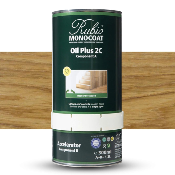 Rubio Monocoat |  Oil Plus 2C Gold Label - White 5% 1.3L