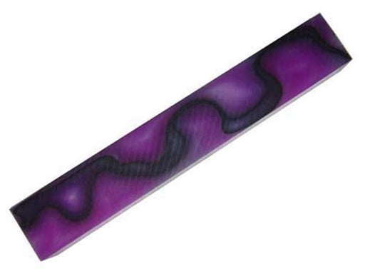Pen Turning Blank | Acrylic, Light Purple with Black Line - BPM Toolcraft