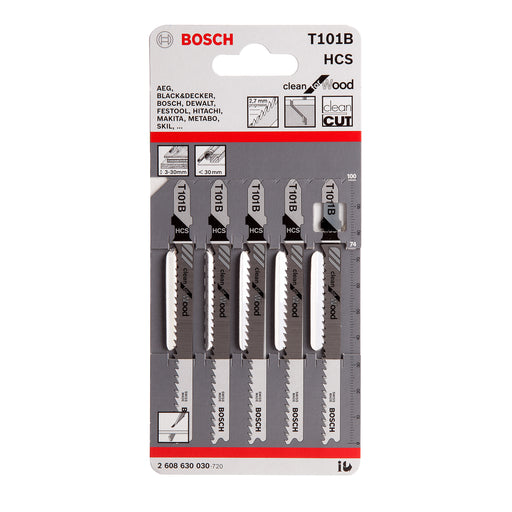 Bosch | Jigsaw Blade T101B for Wood 5Pk - BPM Toolcraft