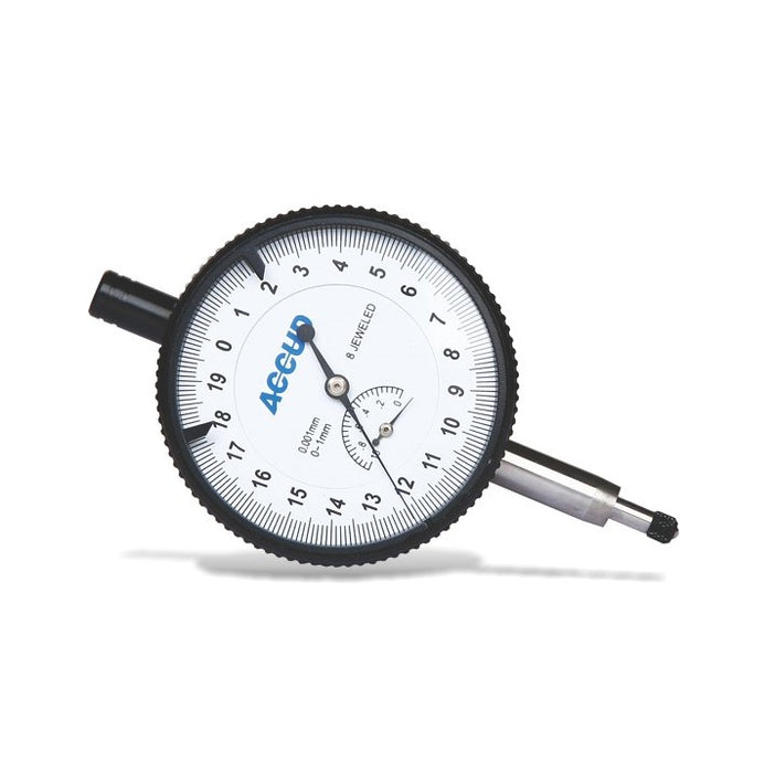 Accud | Precision Dial Indicator Flat Back 3mm